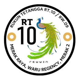 Logo RT X RW 09 Rewwin Waru Sidoarjo